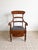 A true English antique, this solid wood armchair is a unique and beautiful piece of history. With a lovely plaid...