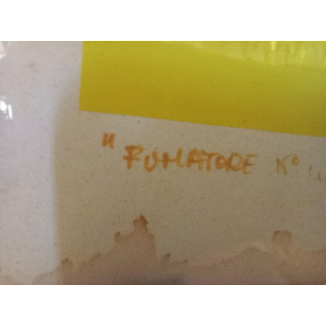 Fortunato Depero for Area Studio, Smoker N1 Lucky, 1980s, Color Lithograph For Sale - Image 9 of 12