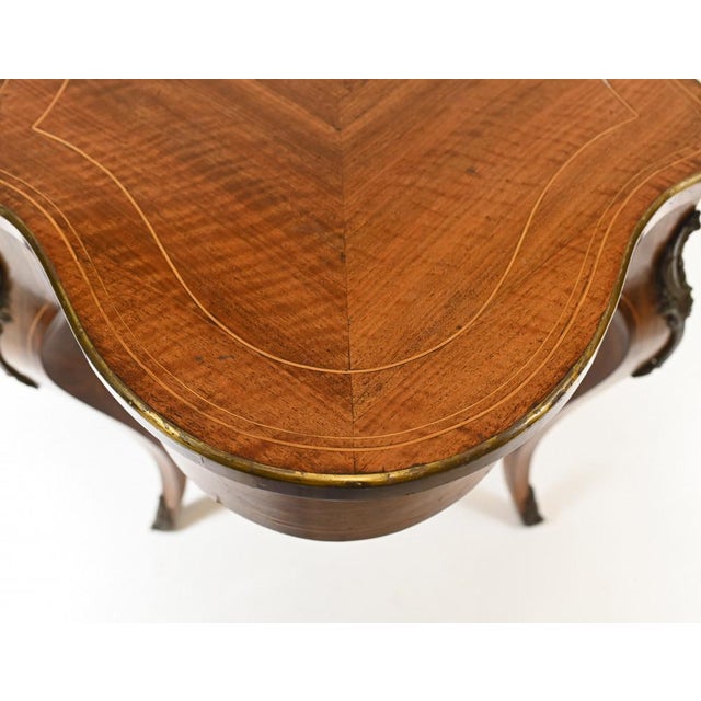 French Empire Marquetry Inlay Centre Table For Sale - Image 10 of 12