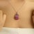 Handcrafted 3.61 CTW Natural Ruby Cluster Pendant Set in Sterling Silver by Carat&her For Sale - Image 10 of 13