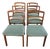 Set of Six Mid Century Modern Low Profile Teak Frame Dining Chairs by G-Plan Furniture, Uk c.1960 For Sale
