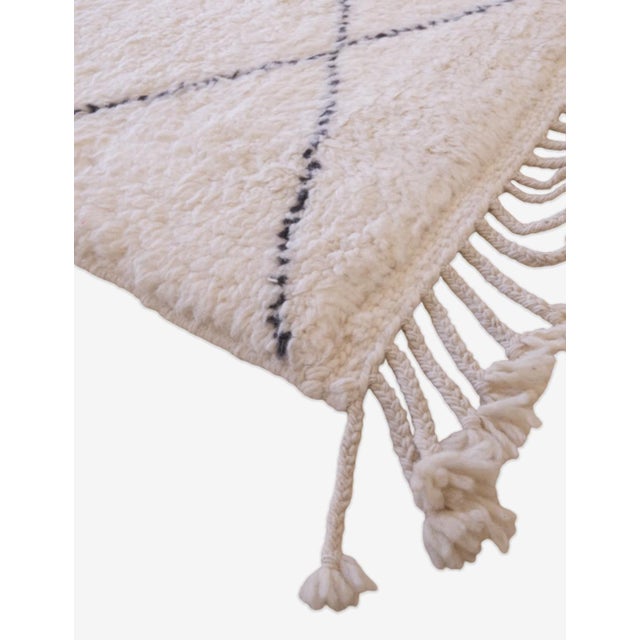 2020s Moroccan Beni Ourain Wool Rug - 9.6 X 8.5 Ft For Sale - Image 5 of 7