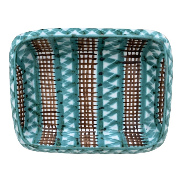 Mid-Century French Ceramic Dish Robert Picault Vallauris For Sale