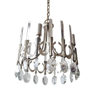 Vintage Ovali Pendant Lamp by Gaetano Sciolari for Sciolari, 1960s For Sale