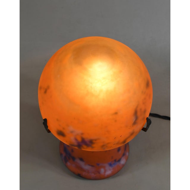 1920s French Art Deco Night Lamp Perfume Burner by Lorrain Daum - 1920s France For Sale - Image 5 of 10