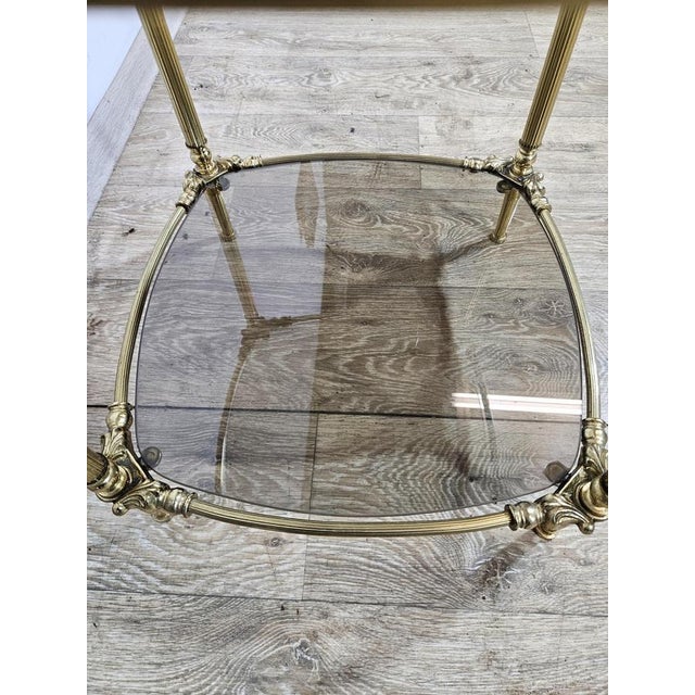 Brass Side Table, France, 1950s For Sale - Image 9 of 13