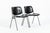 Metal Six Mid Century Italian DSC 106 Leather Stacking Chairs by Giancarlo Piretti for Castelli, 1980s For Sale - Image 7 of 16