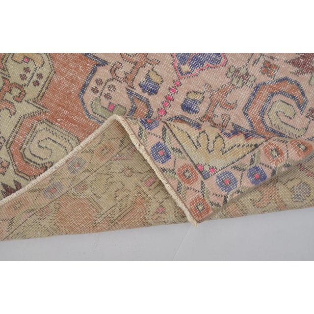 Antique Vintage Kurdish Area Carpet For Sale - Image 9 of 10