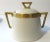 Ceramic Antique 1913 Jaeger & Co J&c Bavaria Porcelain Gold Trim Sugar Bowl & Creamer For Sale - Image 7 of 8