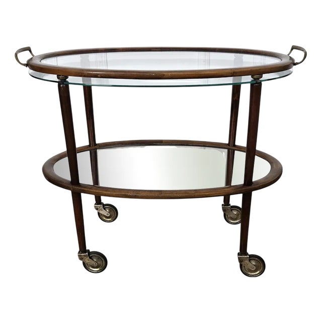 Vintage Art Deco Italian Dry Bar Cabinet by Paolo Buffa, 1950s For Sale