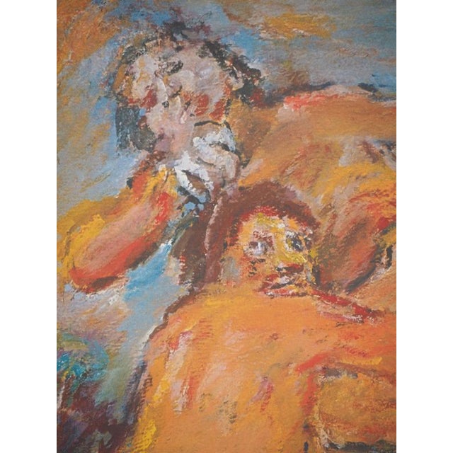 Modern Oskar Kokoschka, Theseus and Penthesilea, Lithograph For Sale - Image 3 of 6