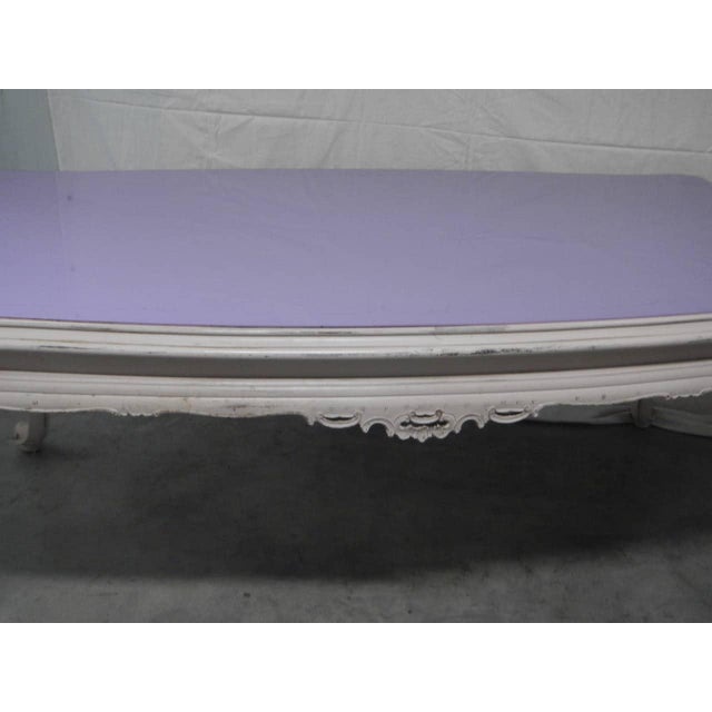 Beige Chippendale Glass Table, 1950 For Sale - Image 8 of 13