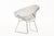 Mid Century Silver Diamond Wire Lounge Chair by Harry Bertoia for Knoll For Sale - Image 13 of 15