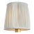 Visual Comfort Signature 5" Pleated Silk Shade For Sale