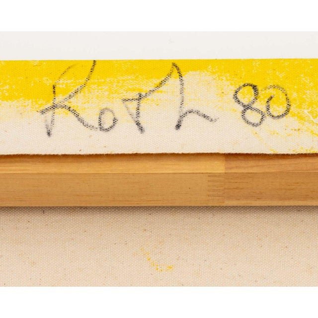 Jack Roth "Rope Dancer #10" Acrylic on Canvas, '80 For Sale - Image 10 of 13