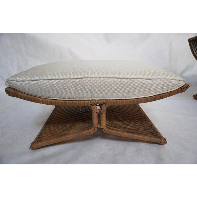 Lotus Outdoor Lounge Chair & Ottoman Fong Brothers’/Tropi-Cal Design by Miller Yee Fong, Circa 1968 For Sale In Los Angeles - Image 6 of 18