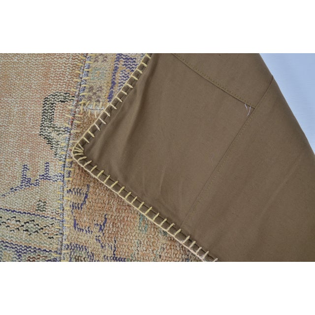 Mid 20th Century Anatolian Floral Handmade Floor Carpet For Sale - Image 9 of 10