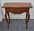 Italian Hekman Italian Provincial Wood Table Vintage Carved Accent Console For Sale - Image 3 of 16