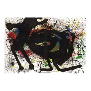 1973 Joan Miro Original Lithograph Sobreteixims 2
