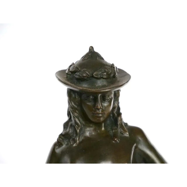 Metal Early 20th Century Donatello Bronze Sculpture For Sale - Image 7 of 13