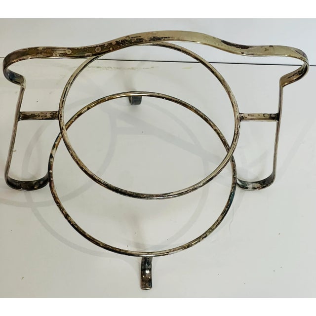 English Vintage Silver Plate Tiered Dessert Butler Mutineer For Sale - Image 3 of 4