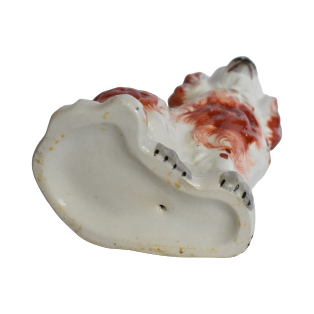 Thomas the Red & White Staffordshire Dog and His Portrait by Susannah Carson For Sale - Image 10 of 12