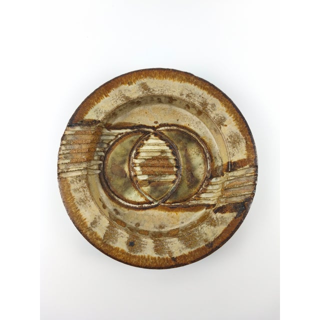 Ceramic Large Mid-Century Pottery Bowl by Aksel Larsen for Axella, 1960s For Sale - Image 7 of 7