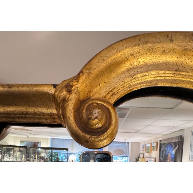 Labarge Vintage La Barge Hollywood Regency Gilt Pagoda Mirror – 42.5” X 30” For Sale - Image 4 of 8