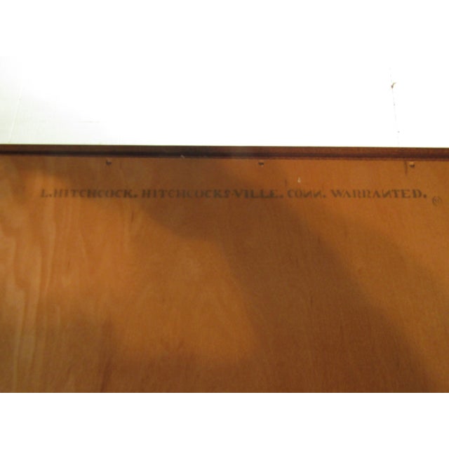 Brown Hitchcock Solid Maple Paint Decorated Bookshelf For Sale - Image 8 of 8