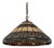 Tiffany Style Stained Glass Pendant Lamp For Sale