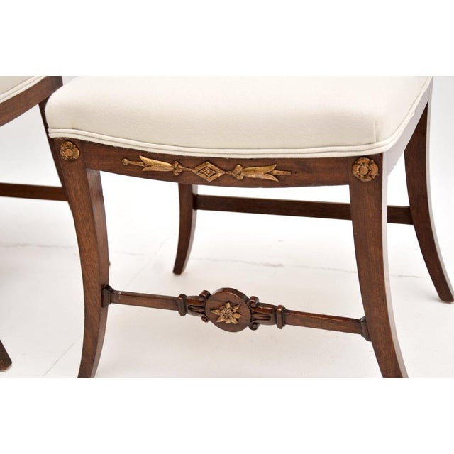 Wood Antique Swedish Regency Stools, 1830s, Set of 2 For Sale - Image 7 of 10