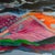 Textile Laura Davis (American [Nc], 21st C.) “When the Sun Goes Down,” Acrylic on Canvas For Sale - Image 7 of 9