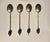 Vintage Sterling Silver Coffee Bean Demitasse Spoons – Set of Four Elegant set of four vintage English demitasse spoons,...