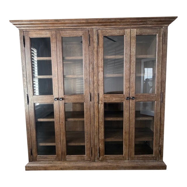 Bassett Furniture Double Bookcase,Attributed For Sale