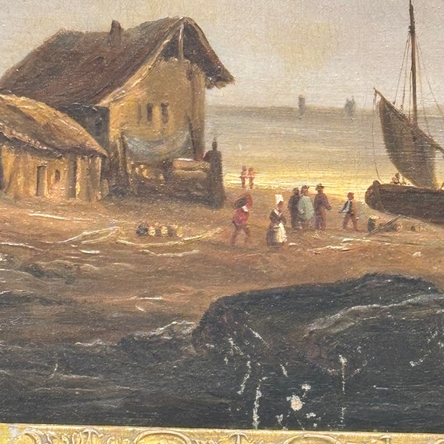 Flemish Artist, Landscape Painting, 1835, Oil on Canvas, Framed For Sale - Image 3 of 15