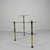 Kidney Shaped Etagere with Three Glass Plates, 1950s For Sale - Image 4 of 15