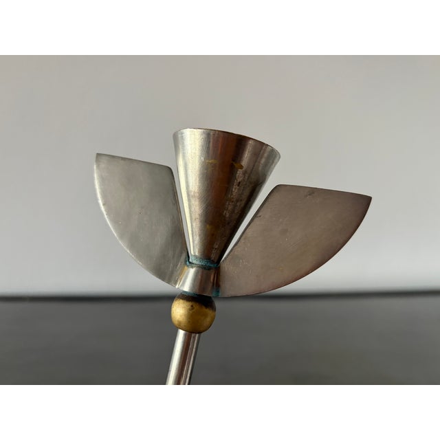 Postmodern Sculptural Candleholder, 1980s For Sale - Image 12 of 16