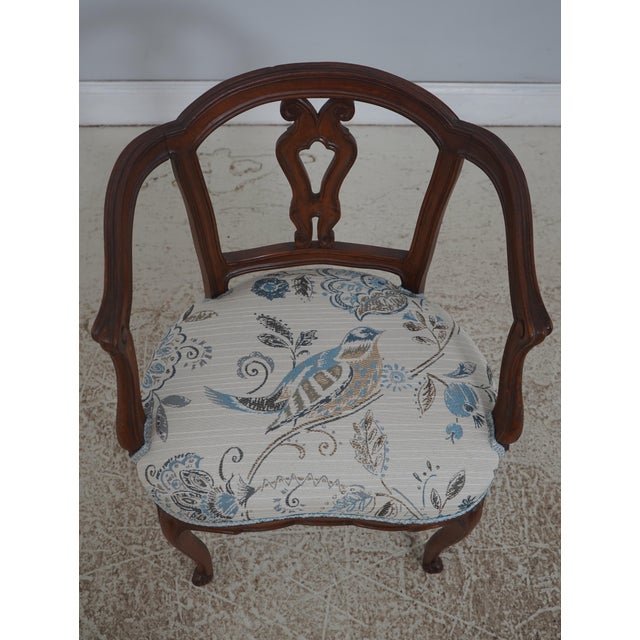 Age: C.1930s Details: Nice Scrolled Legs High Quality Construction Brand New Upholstered Seat Condition: Excellent...