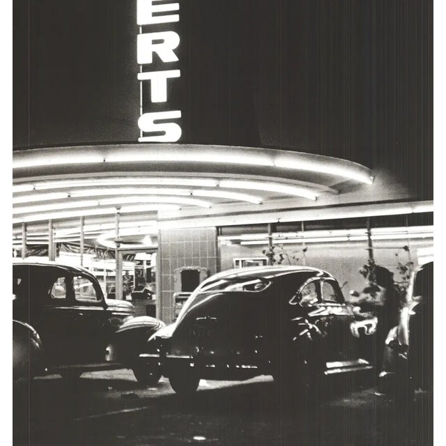 1997 Nina Leen 'Neon Drive-In Diner' Offset Lithograph For Sale - Image 4 of 4
