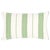Contemporary Schumacher Lubeck Stripe 20" Lumbar Pillow in Green For Sale - Image 3 of 3