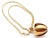 Cartier Yellow Gold Double C 3d Apple Pendant Chain Necklace For Sale - Image 11 of 12