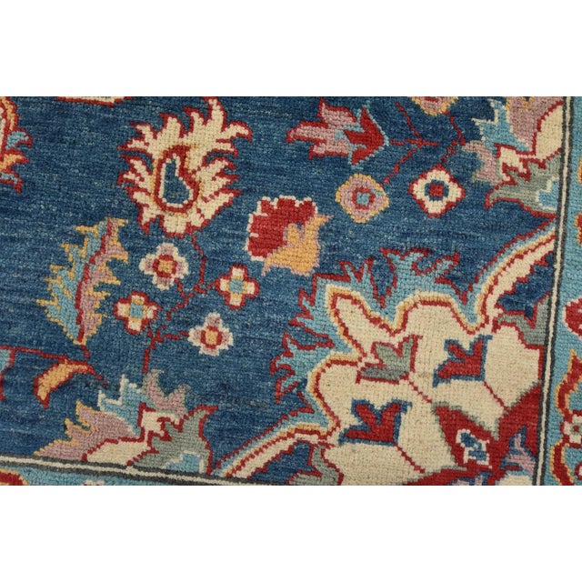 Caucasian Rug 8’2” X 9’10” Red Wool Traditional Hand-Knotted Oriental Carpet For Sale - Image 4 of 15