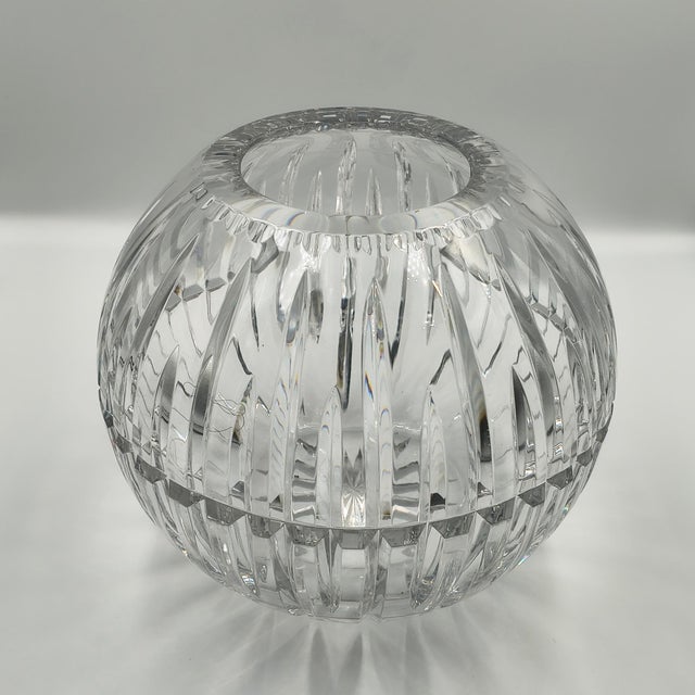 1960s Italian cut crystal vase, masterfully crafted in Italy, this piece beautifully echoes the highly sought-after...