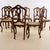 Antique Wooden Chairs with Straw Seats, Set of 8 For Sale - Image 6 of 8