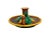 Late 19th Century A George Jones Majolica Candlestick Stand With Acorns and Oak Leaves, Ca. 1870 For Sale - Image 5 of 11