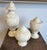 English Vintage Enrique Garcel Neoclassical Style Fluted Tessellated Bone Lidded Urns - Set of 3 For Sale - Image 3 of 16