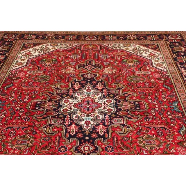 Middle Eastern Hand-Knotted Tabriz Rug For Sale - Image 8 of 11