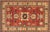 Rustic Super Kazak Rust/Beige Wool Rug - 4'0'' X 6'2'' For Sale - Image 9 of 10