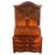 18th Century Baroque Walnut Bureau Cabinet with Figured Veneers For Sale - Image 11 of 11