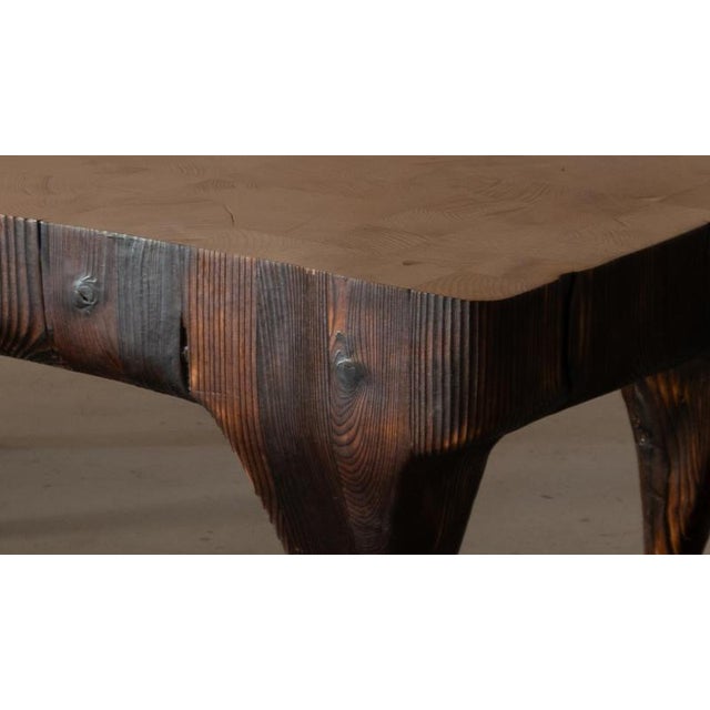 Contemporary 26-01 Spruce Side Table by Timothée Musset For Sale - Image 3 of 6